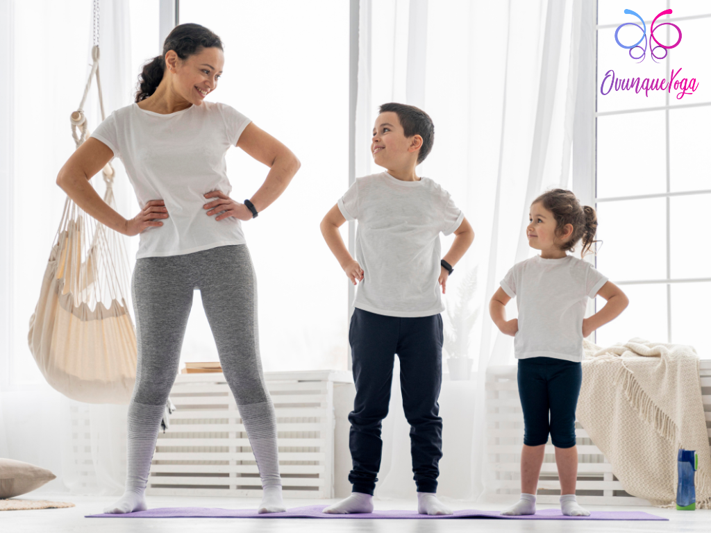 Formazione Insegnanti Yoga per Bambini una lezione con i piccoli